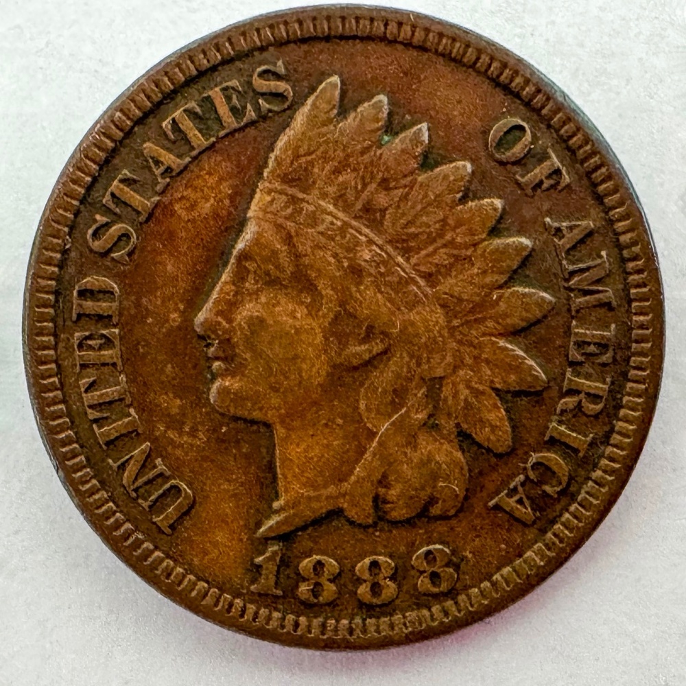 1888 INDIAN HEAD US PENNY